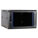 Armadio a muro 6U con anta in vetro 600x600x368 mm (LxPxA)