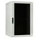 Armadio a muro bianco da 22U con anta in vetro, dimensioni 600x600x1100 mm (LxPxA).
