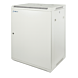 Armadio a muro bianco 15U con anta in metallo 600x450x770mm (LxPxA)