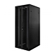 Armadio server 42U con doppie porte anteriori e posteriori perforate, dimensioni 800x1200x2000 mm (LxPxA).
