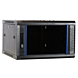 Armadio a muro 4U non assemblato con anta in vetro 600x600x280 mm (LxPxA)