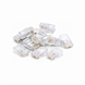 Connettore passante RJ45 UTP CAT5e DANICOM - Passante per conduttore flessibile e rigido - 10 pezzi