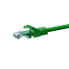 Cavo patch UTP CAT5e da 0,25 m verde - 100% rame