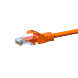 Cavo patch CAT5e UTP da 1 m arancione - CCA
