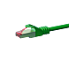 Cavo patch CAT6 S/FTP (PIMF) da 0,25 m, verde.