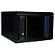 Armadio server 4U da 10 pollici con sportello in vetro, dimensioni 370x450x264 mm (LxPxA)