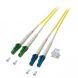 Cavo in fibra ottica duplex OS2 LC/APC-LC da 1 m