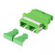 Accoppiamento monomodale SC-SC duplex verde