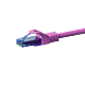 Cavo patch UTP CAT6a da 5 m, rosa - 100% rame
