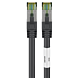 Cavo patch Cat8 S/FTP (PIMF) da 0,25 m, nero.