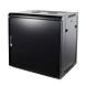 Armadio a muro 9U con anta in metallo 600x600x500 mm (LxPxA)