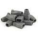 DANICOM guaina per cavo RJ45 grigia grande - 10 pezzi