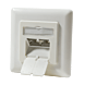 Scatola di derivazione da incasso Cat6a UTP/STP, avorio
