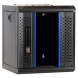 Armadio server 4U da 10 pollici con sportello in vetro, dimensioni 312x310x264 mm (LxPxA).