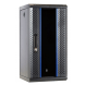 Armadio server da 10 pollici 12U con anta in vetro 312x310x618 mm (LxPxA)