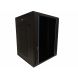 Armadio a muro 15U con anta in vetro e pannelli laterali perforati 600x600x770mm (LxPxA)