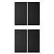 Set di pannelli laterali per data center, per armadi rack da 42U, profondità 1200 mm.