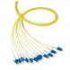 Cavo in fibra ottica OS2 giallo LC/PC - 12 pezzi