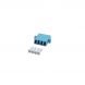 Accoppiamento multimodale a 4 vie LC-LC quadruplo turchese