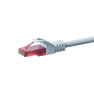 Cavo patch UTP CAT6 da 2 m, bianco - 100% rame