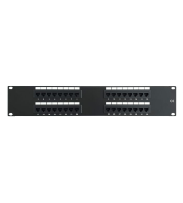 Patch panel CAT6 UTP - 32 porte - 2U
