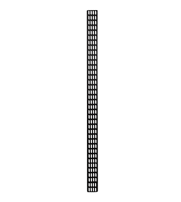 Canalina portacavi verticale 37U - larghezza 10 cm