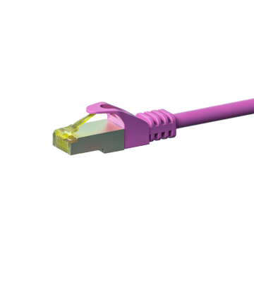 Cavo patch Cat7 S/FTP (PIMF) da 5 m, rosa