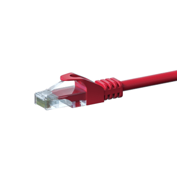 Cavo patch UTP CAT5e 2 m rosso - 100% rame
