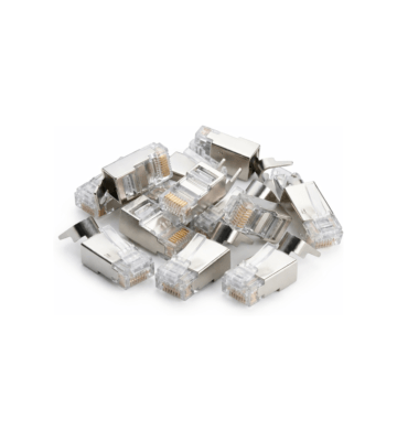 Connettore RJ45 DANICOM SFTP CAT6a - per nucleo solido - 10 pezzi