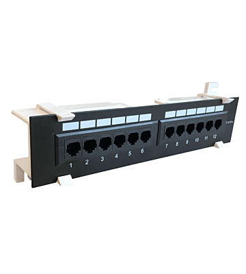 Pannello di permutazione a parete CAT6a UTP - 12 porte
