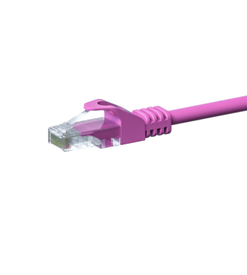 Cavo patch CAT5e UTP 5 m rosa - CCA