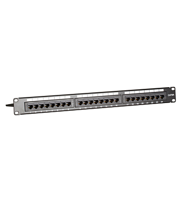 Pannello di permutazione CAT6a UTP - 24 porte