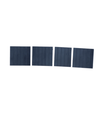 Set di 4 placche di copertura per scatola di derivazione su guida DIN 3U.