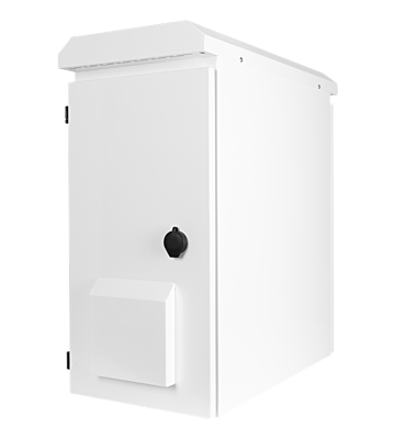 Armadio a muro per esterni 6U per montaggio verticale IP55 - 600x280x600 mm (LxPxA)