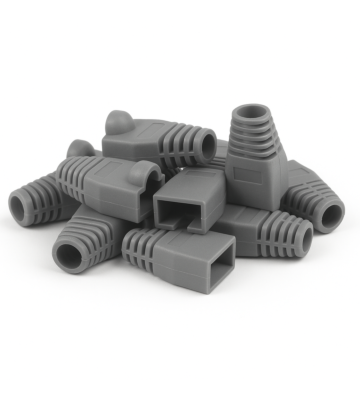 Trave portacavi DANICOM RJ45 Grigio - 10 pezzi