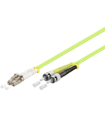 Cavo in fibra ottica LC-ST OM5 (ottimizzato per laser) 15 m