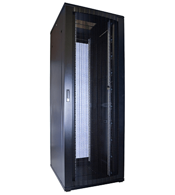 Armadio server 47U con sportello perforato 800x1000x2200mm (LxPxA)