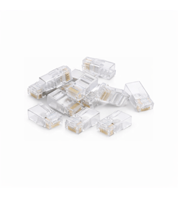 Connettore RJ45 DANICOM UTP CAT6 - per conduttore flessibile - 10 pezzi
