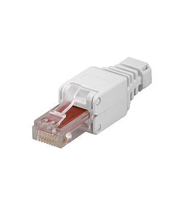 Connettore RJ45 DANICOM UTP CAT6a senza attrezzi - per conduttori flessibili e rigidi