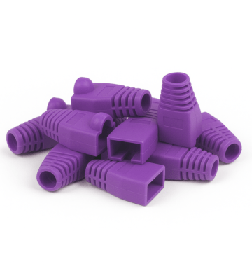 Trave portacavi DANICOM RJ45 Viola - 10 pezzi