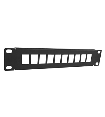 Pannello patch UTP da 10 pollici per Keystone - 10 porte