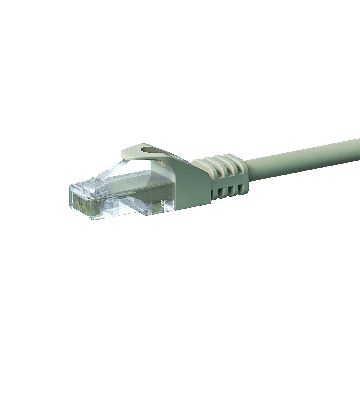 Cavo patch UTP CAT5e da 0,25 m, grigio - 100% rame
