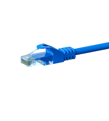 Cavo patch UTP CAT5e da 3 m, blu - 100% rame