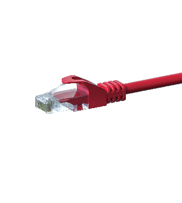 Cavo patch UTP CAT5e da 10 m, rosso - 100% rame
