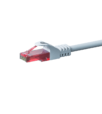 Cavo patch UTP CAT6 da 1 m, bianco - 100% rame