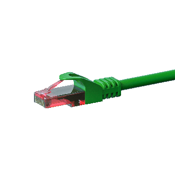Cavo patch UTP CAT6 da 10 m, verde - 100% rame