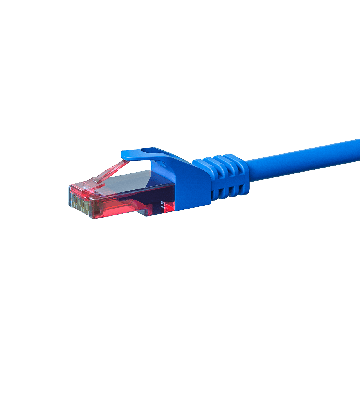 Cavo patch UTP CAT6 20 m blu - 100% rame