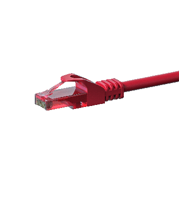 Cavo patch UTP CAT6 da 1,50 m, rosso - 100% rame