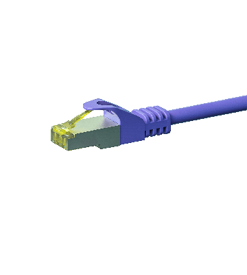 Cavo patch Cat7 S/FTP (PIMF) da 1,50 m, viola.