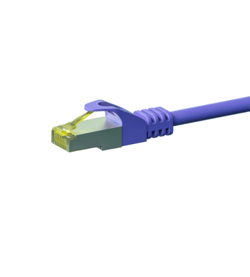 Cavo patch Cat7 S/FTP (PIMF) da 5 m, colore viola.